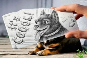 Як навчити дитину, щоб намалювати собаку олівця: майстер-клас